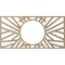 Ekena Millwork Hoover Wood Fretwork Pierced Ceiling Medallion, Birch, 32"W x 16"H x 11 7/8"ID x 1/4"T CMWP32X16X0250HOBI - alternate 4